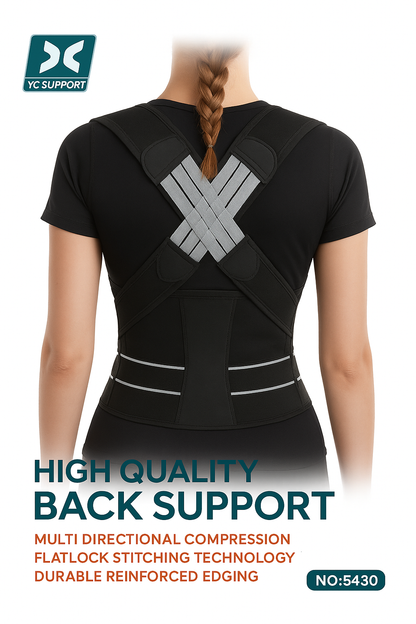 دعامة ظهر احترافية عالية الجودة – تصميم متين ومريح لتصحيح وضعية الظهر